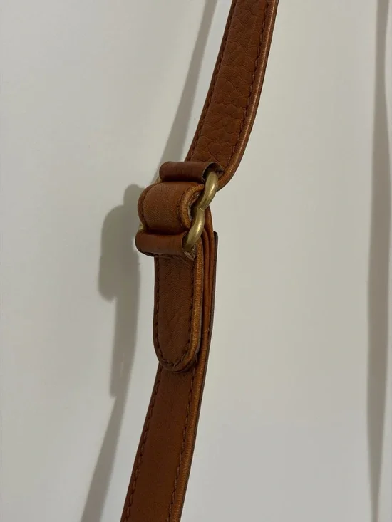 Vintage Coach Sonoma Flap Bag (#4919) Brown Leather Crossbody Bag - Picture 8 of 9